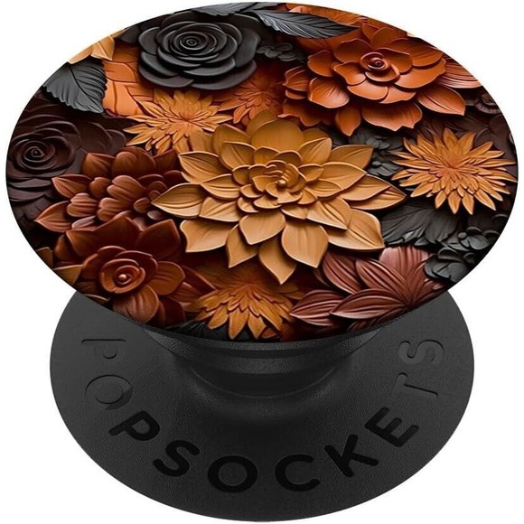 Beautiful Flowers Design Floral Garden for Women PopSockets Swappable PopGrip - Picture 1 of 8
